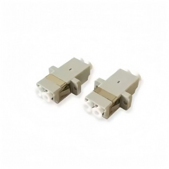 LC Duplex Multimode Fiber Optic Adaptor Single Mode Connector Coupler for FTTH Gpon Epon Networks-Custom Available