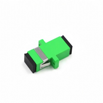 SC-APC/UPC Simplex Singlemode Fiber Optic Adaptor Single Mode Connector Coupler for FTTH Gpon Epon Networks-Custom Available