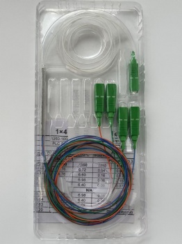 Steel Tube PLC splitter 1x4