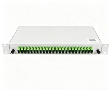 1HU optical splitter 16x1:2 LC/APC
